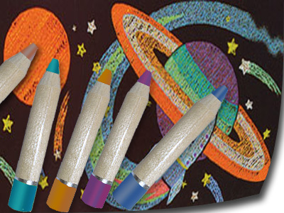 metallic pencils